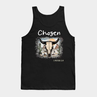 Chosen Bull Skull Desert Tank Top